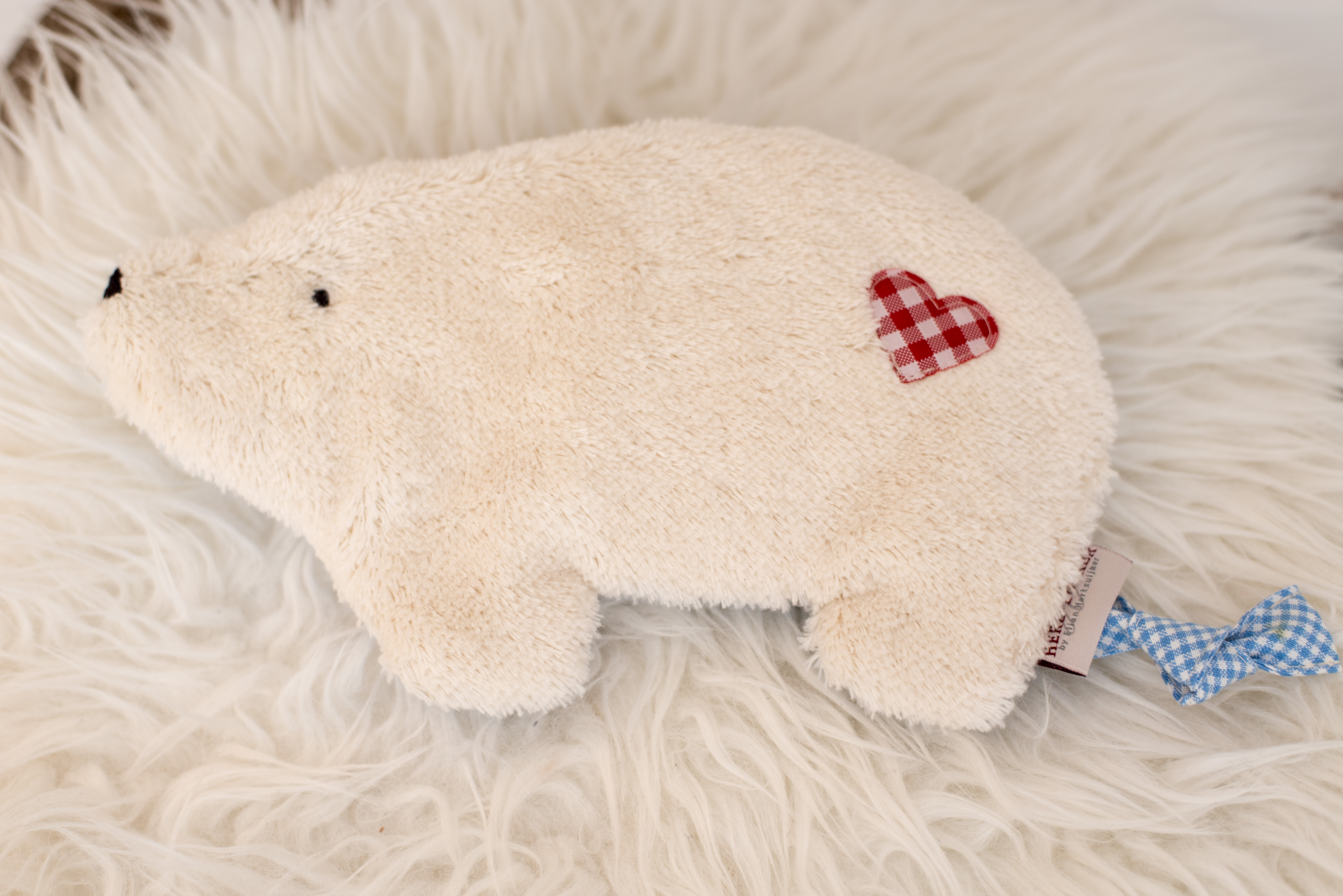 Schmuse-Knister-Tierchen Bjarne der Eisbär - Bio Plüsch