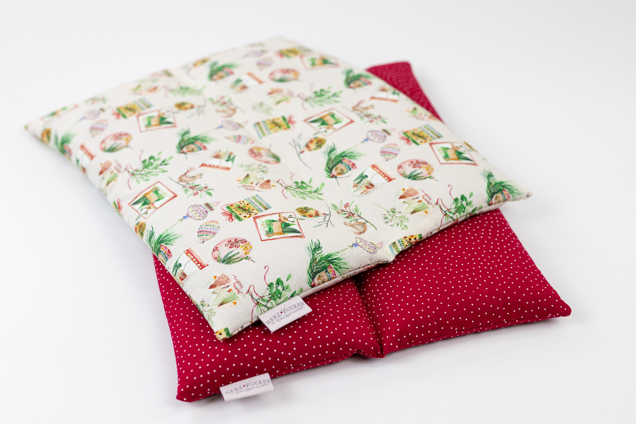 Lendenkissen mit Rapssamenfüllung Winterzauber